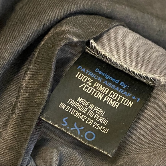 Patrick Assaraf Long-Sleeve Sublime Classic Crew in Nightscape - Picture 6 of 7